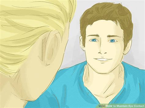 3 ways to maintain eye contact wikihow