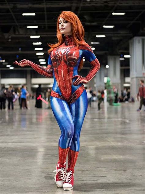 mj jamie spiderman costume mary jane girl cosplay suit [18080101] 65