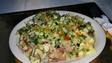 Pudding N Souse With Breadfruit Picture Of Fred S Bar