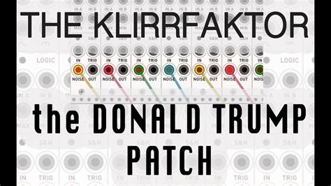 donald trump patch youtube