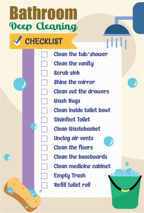 images  restroom cleaning schedule printable daily bathroom