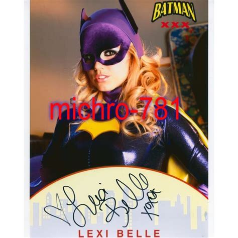 Lexi Belle 1 Autographed Batgirl 8x10 Photograph Prototype Image