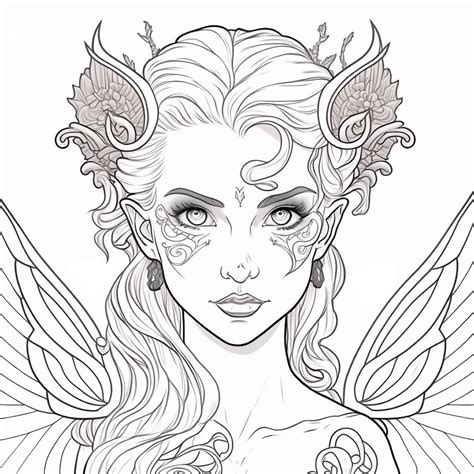 fairy tale coloring pages  adults