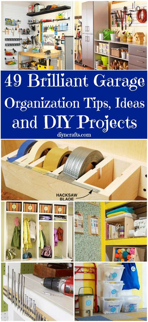 brilliant garage organization tips ideas  diy