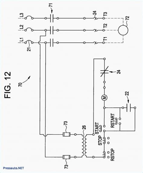 magnetic starter wiring diagram