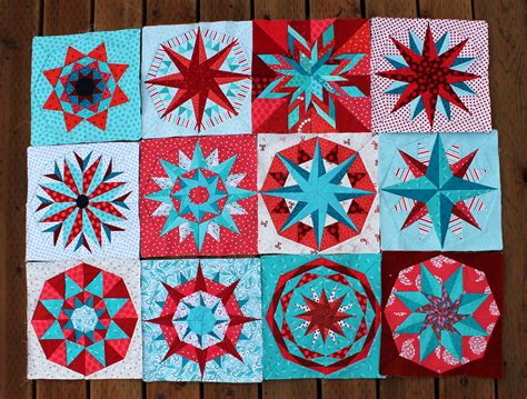beautiful paper pieced stars  wombat quilts  paper piecing
