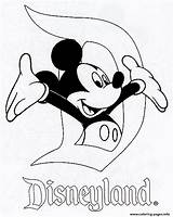 Disneyland Coloring Pages Disney Printable Mickey Print Color Book Drawing Colouring Logo Kids Info Sheets Az Clipart Getdrawings Getcolorings Printables sketch template