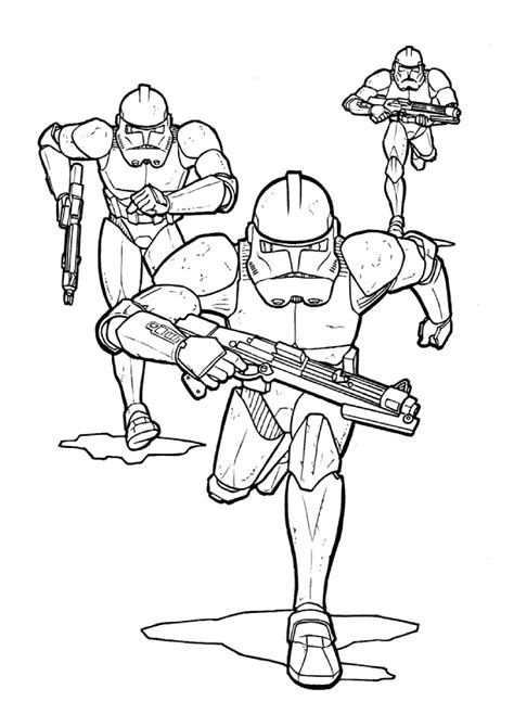 tree stormtroopers star wars kids coloring pages