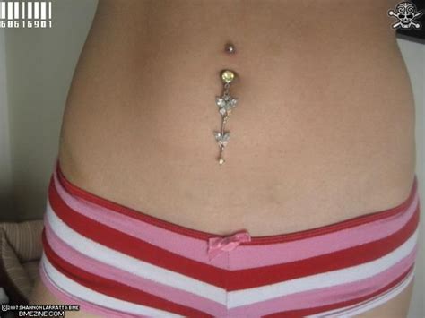 illustrated guide to navel piercings