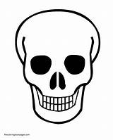 Skull Coloring Skulls Pages Halloween Colouring Drawing Three Print Getdrawings Clipartmag Popular Coloringhome sketch template