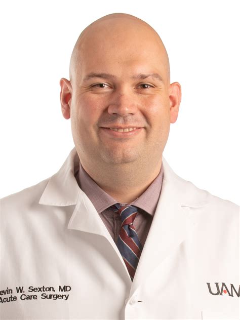 Kevin W Sexton M D Trauma Surgeon Uams Health