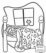 Coloring Night Pages Time Sleepover Furniture Printable Clipart Getcolorings Bed Drawing Color Bedroom Print Paper Kid Sleep Dream Supercoloring sketch template
