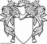 Arms Heraldry Mantling Helm Mantle Wappen Heraldica Crests Knights Escudo sketch template