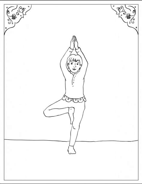 yoga coloring book pages coloring kids yoga coloring book