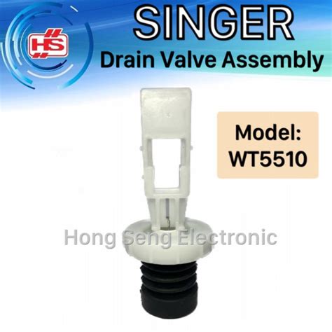 singer wt drain valve valve packing valve bellow assembly frame seal washing machine