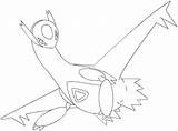 Latios Pokemon Coloring Pages Latias Getdrawings Getcolorings Colorings Go sketch template