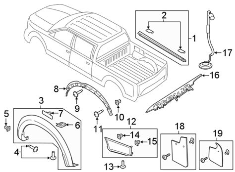 ford truck oem parts diagram