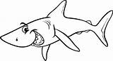 Shark Hammerhead Clipartmag Drawing sketch template