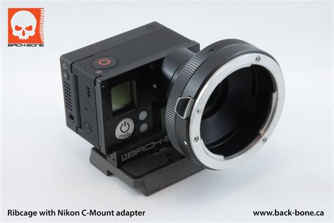 bone cine mod gopro hero  nikon lens mount adapter wide open camera