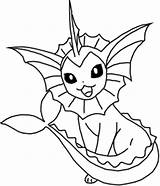 Vaporeon Pokemon Pages Coloring Lineart Dreamworld Deviantart Getdrawings Evolutions Getcolorings Favourites Add Template sketch template