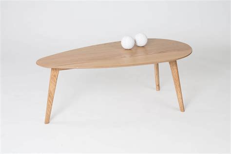 table basse design ovale en bois coloris chene camilia ii