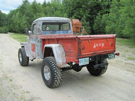 willys wd jeep pickup shop truck wsbc rust  originally fca classic willys
