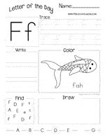 letter  worksheets  recognize trace print    fun letter