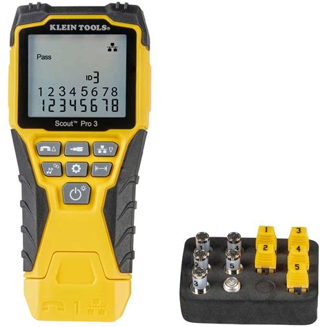 klein tools vdv  cable tester kit  scout pro  tester