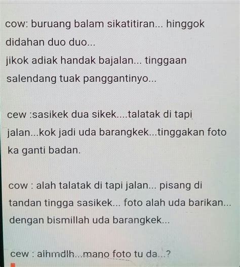 berbalas pantun cinta bahasa minang pantun indonesia