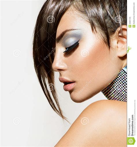 fashion beauty girl stock image image of face lady