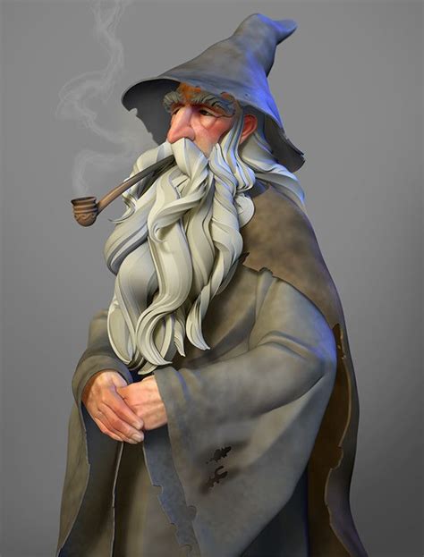 Gandalf Steve James Character Design 3d Stylized 3d