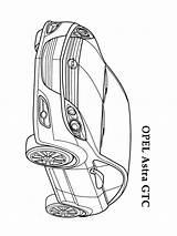 Coloring Opel Pages Printable sketch template