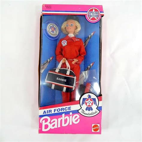 amazoncom barbie doll air force barbie   box  toys games