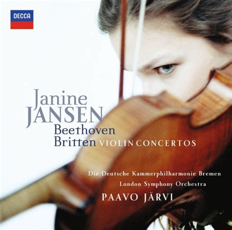beethoven and britten violin concertos di janine jansen die deutsche