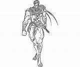 Ninja Gaiden Warrior sketch template