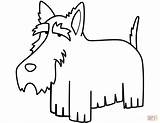 Schnauzer Coloring Funny Pages Miniature Printable Drawing Supercoloring Categories sketch template