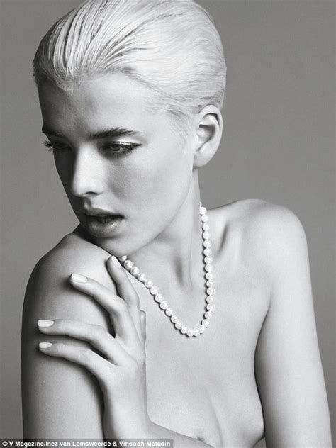 it girl of the decade agyness deyn gives fashion a break in topless photo shoot daily mail online