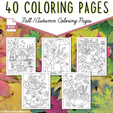fall adult coloring pages mom wife busy life