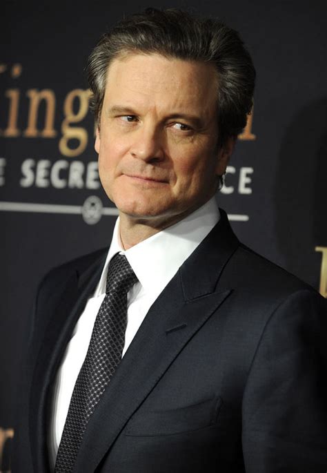 not so silver fox colin firth shows off new dyed brown barnet at wife