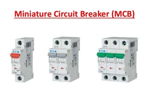 components  working principle  mcb electrical concepts