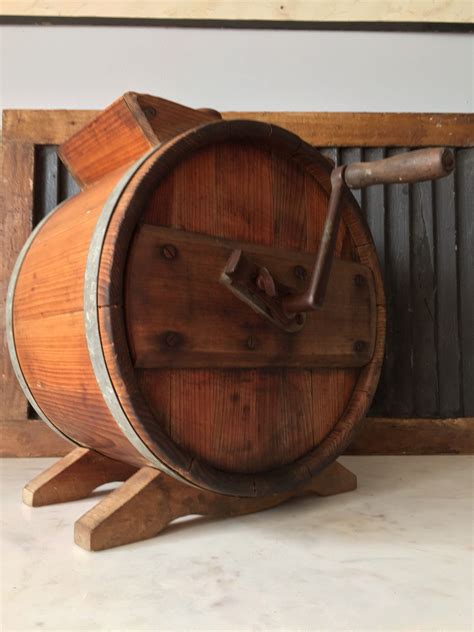 Primitive Wood Butter Churn Etsy Churning Butter How To Antique