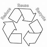 Earth Recycle Coloring Pages Printable Recycling Kids Clipart Reuse Reduce Logo Websites Pollution Planet Escape Print Cliparts Land Library Sign sketch template