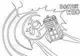 Who Coloring Pages Tardis Doctor Dr Line Printable Drawing Colouring Lineart Sheets Getcolorings Color Deviantart Printables Book Azcoloring Paintingvalley Getdrawings sketch template