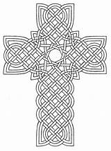 Coloring Cross Easter Pages Detailed sketch template