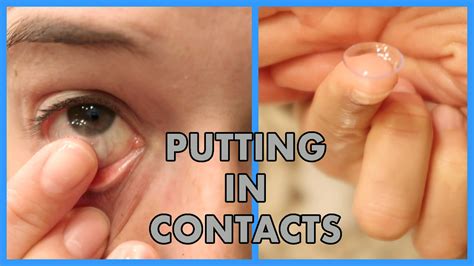 putting  contacts youtube