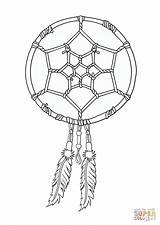 Dream Catcher Coloring Pages Print Native Catchers Drawing Adult sketch template