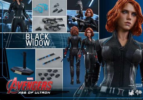 avengers age of ultron black widow figure revealed by hot toys