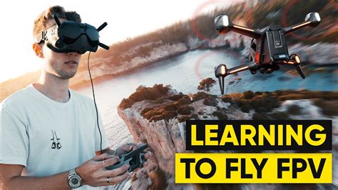 learning  fly  dji fpv drone   youtube
