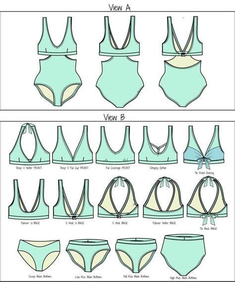 north shore swimsuit  pattern xxs xl greenstylecreations