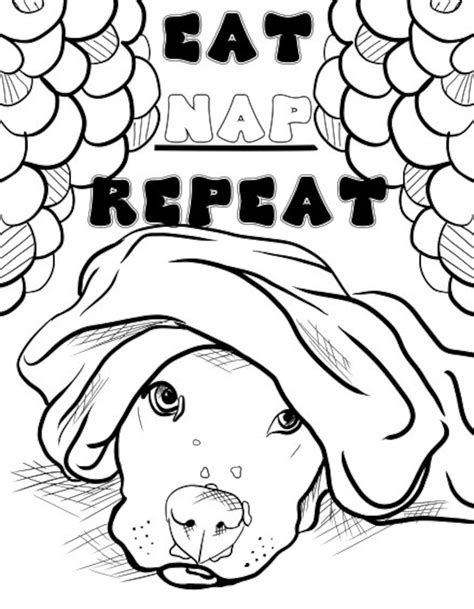 page  rescue dog coloring page adult coloring book  etsy